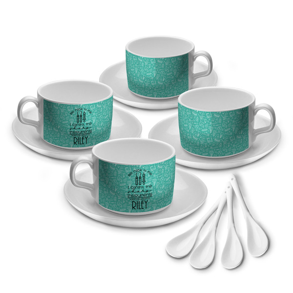 Custom Dental Hygienist Tea Cup - Set of 4 (Personalized)