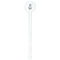 Dental Hygienist White Plastic 7" Stir Stick - Round - Single Stick