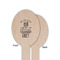 Dental Hygienist Wooden Food Pick - Oval - Single Sided - Front & Back