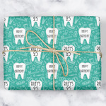 Dental Hygienist Wrapping Paper (Personalized)
