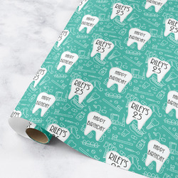 Dental Hygienist Wrapping Paper Roll - Small (Personalized)