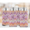 Ikat Chevron 12oz Tall Can Sleeve - Set of 4 - LIFESTYLE