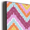 Ikat Chevron 16x20 Wood Print - Closeup