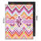 Ikat Chevron 16x20 Wood Print - Front & Back View