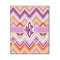 Ikat Chevron 16x20 Wood Print - Front View