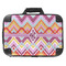 Ikat Chevron 18" Laptop Briefcase - FRONT