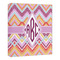 Ikat Chevron 20x24 - Canvas Print - Angled View