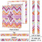 Ikat Chevron 20x24 - Canvas Print - Approval