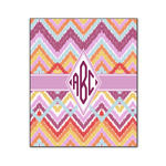 Ikat Chevron Wood Print - 20x24 (Personalized)