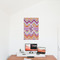 Ikat Chevron 20x30 - Matte Poster - On the Wall