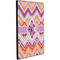 Ikat Chevron 20x30 Wood Print - Angle View