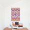 Ikat Chevron 24x36 - Matte Poster - On the Wall