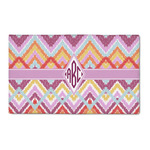 Ikat Chevron 3' x 5' Patio Rug (Personalized)