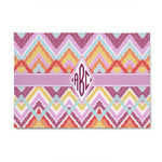 Ikat Chevron 4' x 6' Indoor Area Rug (Personalized)