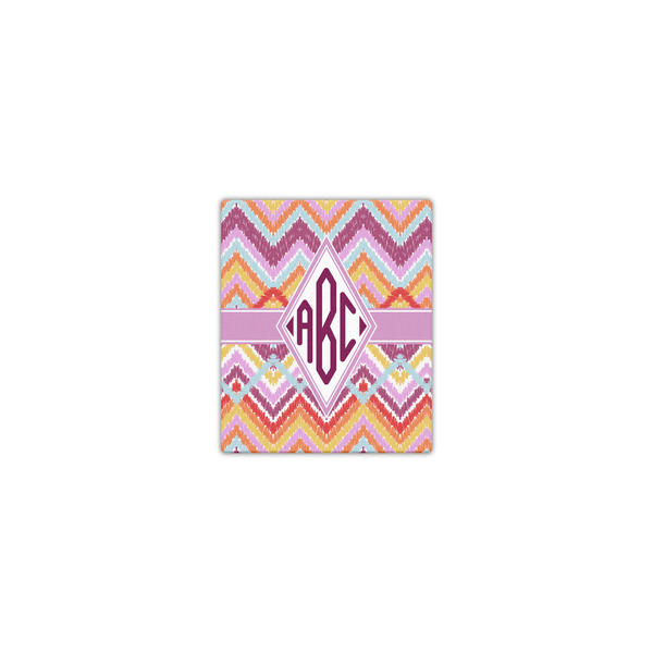 Custom Ikat Chevron Canvas Print - 8x10 (Personalized)