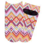 Ikat Chevron Adult Ankle Socks