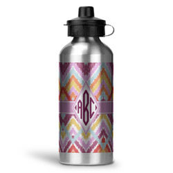 Ikat Chevron Water Bottle - Aluminum - 20 oz (Personalized)