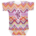 Ikat Chevron Baby Bodysuit 3-6 (Personalized)