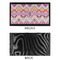 Ikat Chevron Bar Mat - Small - APPROVAL