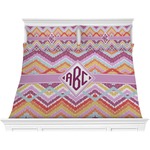 Ikat Chevron Comforter Set - King (Personalized)