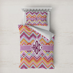 Ikat Chevron Duvet Cover Set - Twin XL (Personalized)