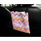 Ikat Chevron Car Bag - In Use