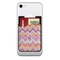 Ikat Chevron Cell Phone Credit Card Holder w/ Phone