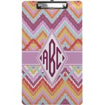 Ikat Chevron Clipboard (Legal Size) (Personalized)