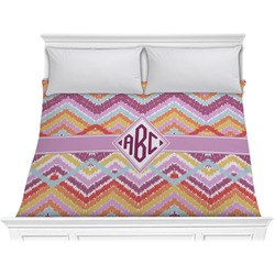 Ikat Chevron Comforter - King (Personalized)