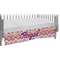 Ikat Chevron Crib 45 degree angle - Skirt