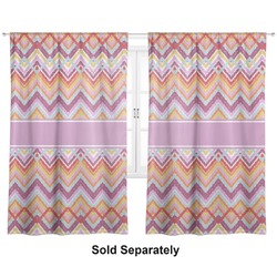 Ikat Chevron Curtain Panel - Custom Size