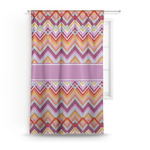 Ikat Chevron Curtain Panel - Custom Size