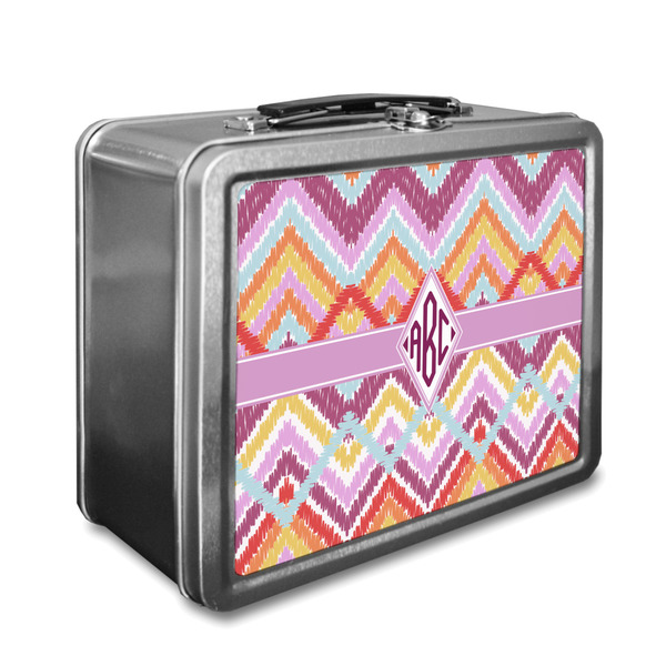 Custom Ikat Chevron Lunch Box (Personalized)