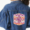 Ikat Chevron Custom Shape Iron On Patches - XXL - MAIN