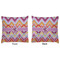 Ikat Chevron Decorative Pillow Case - Approval