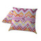 Ikat Chevron Decorative Pillow Case - TWO