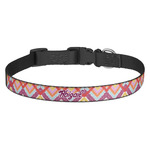 Ikat Chevron Dog Collar (Personalized)