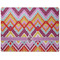 Ikat Chevron Dog Food Mat - Medium without bowls