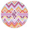 Ikat Chevron Drink Topper - Medium - Single