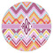 Ikat Chevron Drink Topper - Small - Single