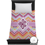 Ikat Chevron Duvet Cover - Twin XL (Personalized)