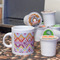 Ikat Chevron Espresso Cup - Single Lifestyle