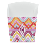 Ikat Chevron French Fry Favor Boxes (Personalized)