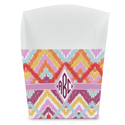 Ikat Chevron French Fry Favor Boxes (Personalized)