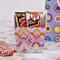 Ikat Chevron French Fry Favor Box - w/ Treats View