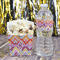 Ikat Chevron French Fry Favor Box - w/ Water Bottle