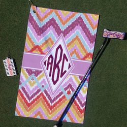 Ikat Chevron Golf Towel Gift Set (Personalized)