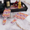 Ikat Chevron Hair Brush and Hand Mirror - Bathroom Scene