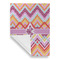 Ikat Chevron House Flags - Single Sided - FRONT FOLDED