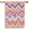 Ikat Chevron House Flags - Single Sided - PARENT MAIN